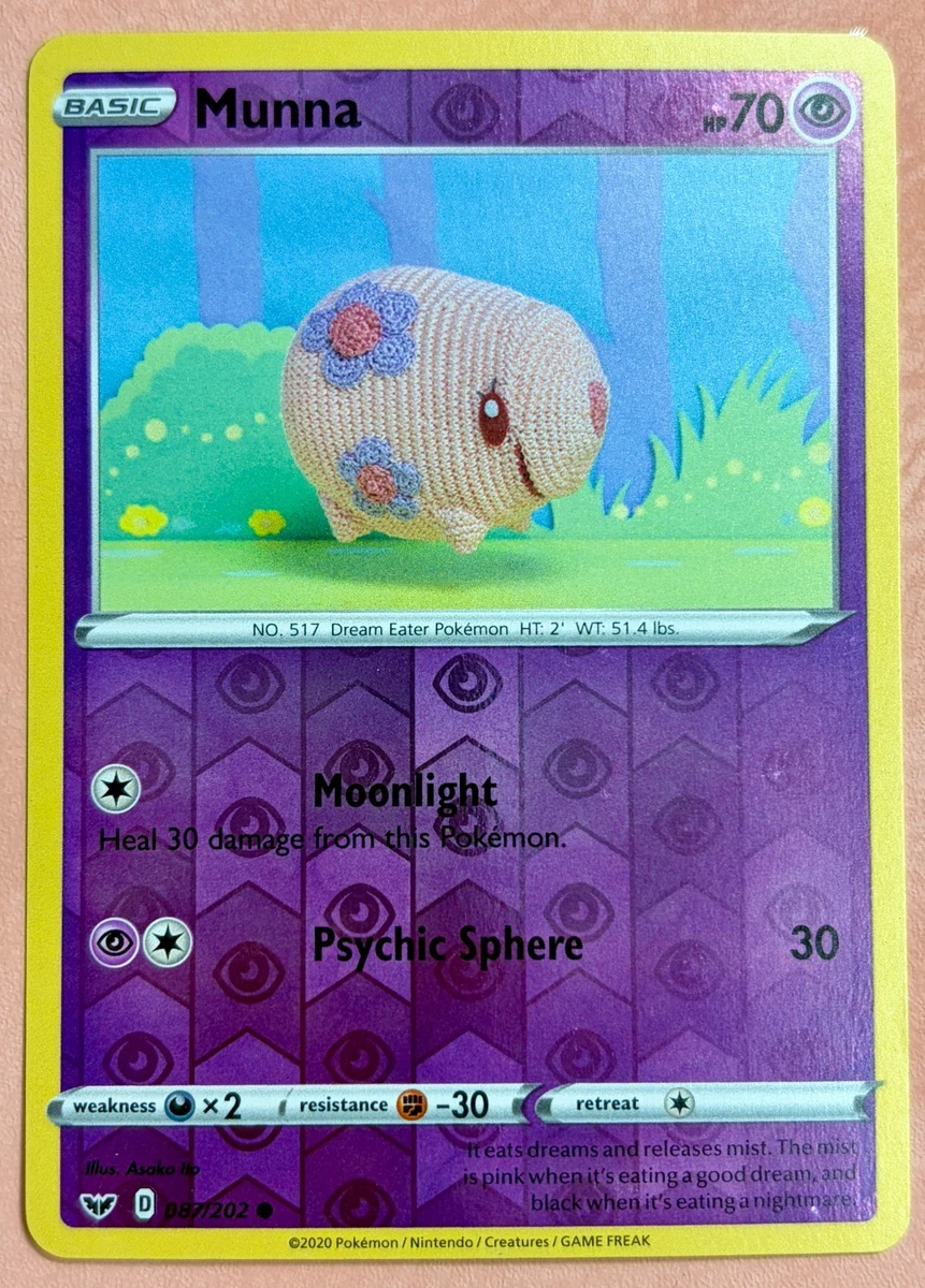 munna pokemon card value 035/086 Black Bolt (BLK) Psychic Ability Long Pokemon Black Bolt Munna 116/086
