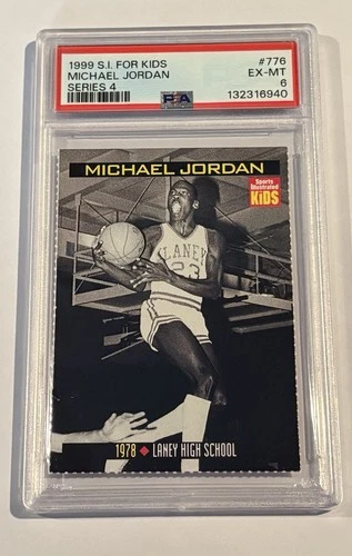1999 Sports Illustrated For Kids #776 Michael Jordan Series 4 Card PSA 6 EX-MT