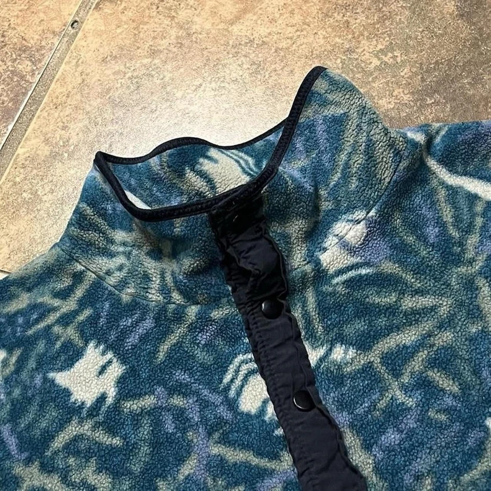 Pullover polar vintage años 90 Polartec patrón AOP exterior para hombre XL DE COLECCIÓN Foto 4 de 4