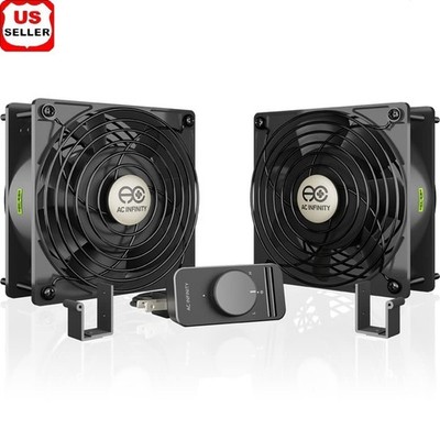 High Airflow Fans 120mm Speed Controller Stoves Fireplaces Air Circulation New