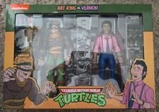 NECA Teenage Mutant Ninja Turtles Cartoon 7 Rat King & Vernon NEW