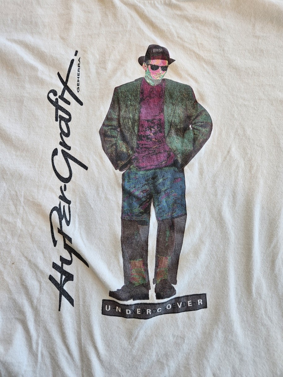 Vintage 90's Hypercolor Hyper Grafix Undercover Exposed Shirt