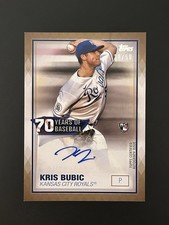 KRIS BUBIC - RC - AUTO - GOLD /50 - 2021 TOPPS SERIES 2 - 70YA-KB
