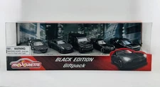 Majorette - Black Edition 5 Car Set Gift Pack