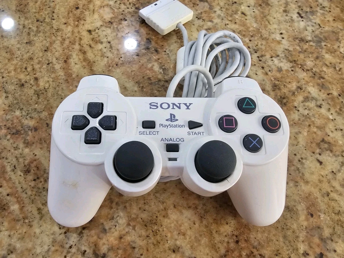 White Controllers for Sony PlayStation 2 for sale | eBay