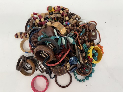 Wooden Jewelry Bundle Cos play Dress Up Costume Fashion Decorative Collectable