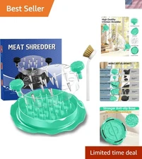 Chicken Shredder Tool Twist Large with Brush,Visible Kitchen Meat Shredder Grind