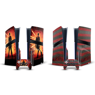 A NIGHTMARE ON ELM STREET (2010) GRAPHICS VINYL SKIN FOR PS5 PRO DISC BUNDLE