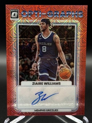 2022-23 Donruss Optic Ziaire Williams Opti Graphs Choice Auto #OG-ZWL Grizzlies