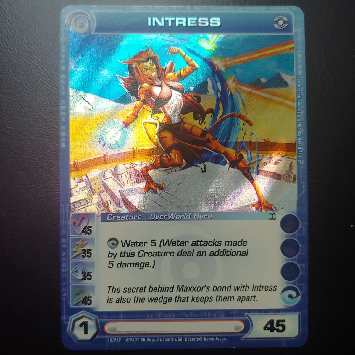 Chaotic TCG Super Rare Individual Collectible Card Game Cards for