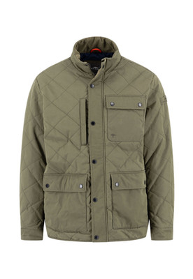 FYNCH HATTON QUILTED FIELD JACKET/DUSTY FOREST - Medium DHL NEXT DAY