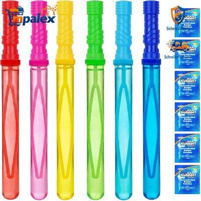JOYIN Seifenblasenstange 12 Stück 118ml Konzentrat Farben