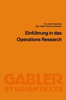 Rainer Schrader (U. A.) | EinfüHrung In Das Operations Research | Taschenbuch