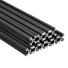 10pcs V Slot 2020 Aluminum Extrusion European Standard 500mm 19" Anodized Rail