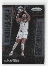 2025 Panini Prizm WNBA #3 Aliyah Boston Fireworks