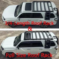 Full Size or 3/4-Length Roof Rack Cargo Basket for 2010-2024 Toyota 4Runner Rail