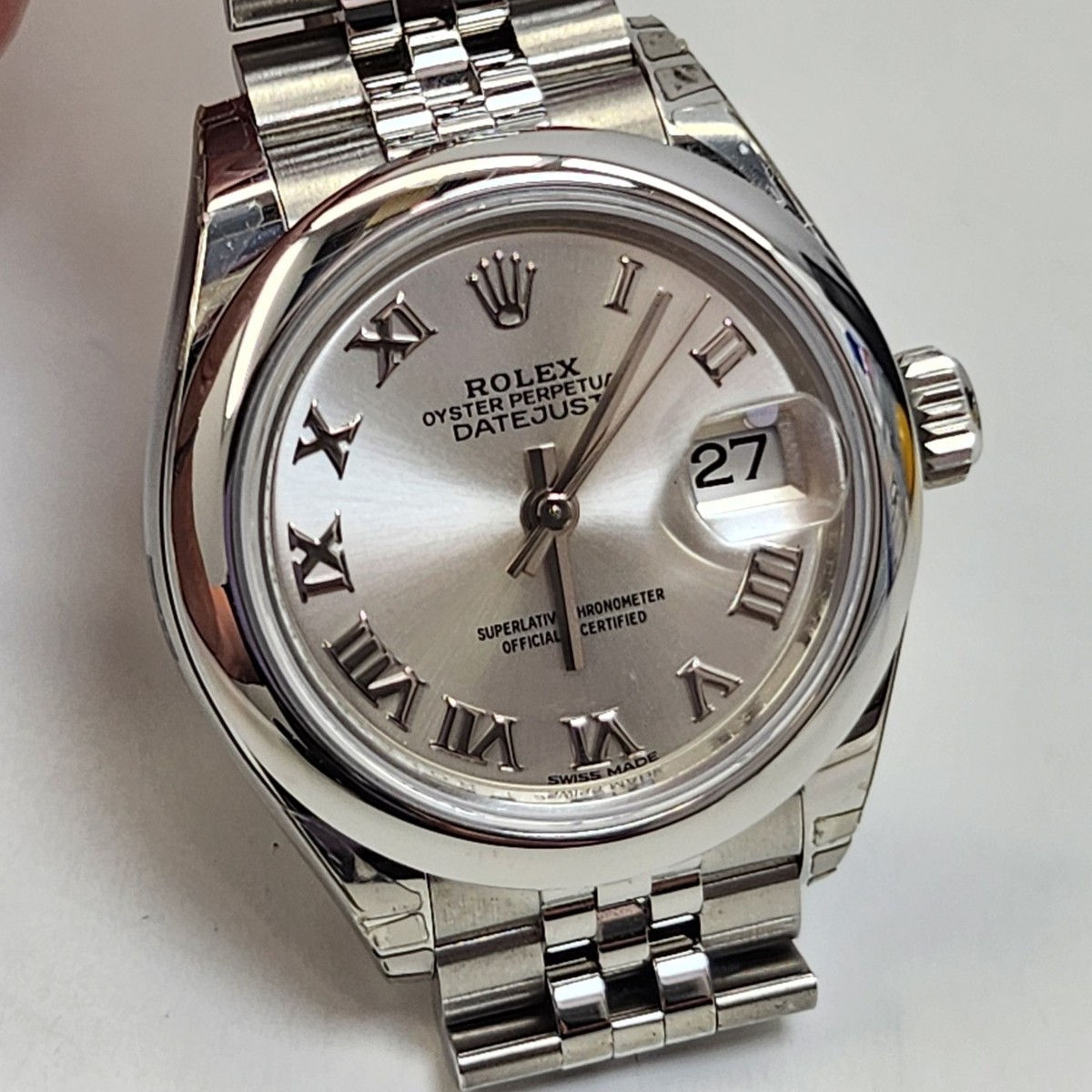 Full Stickers 2025 Rolex Lady-Datejust 28 mm Steel Jubilee
