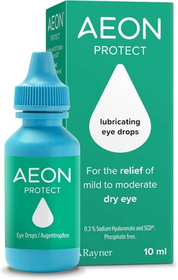 Rayner AEON Protect - Eye Drops for Mild to Moderate Dry Eye - Contact Lens Frie