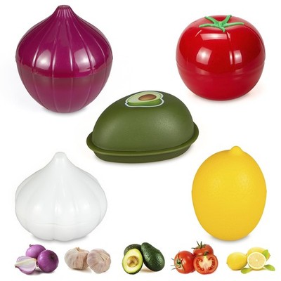 PIVNASY Vegetable and Fruit Storage 8 inches x 3.7 inches, Multicolor 