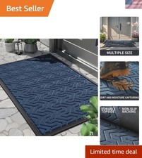 Versatile 36x24 Waterproof Door Mat - Perfect for Indoor  Outdoor Use