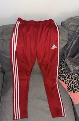 adidas Tiro 19 Men's Training Pants - Power Red/White, Size M