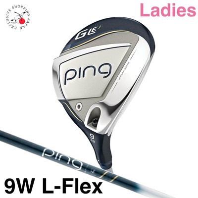 PING Golf Fairway Wood G LE3 Ladies 9W L-Flex ULT 250 J Graphite Shaft Japan RH