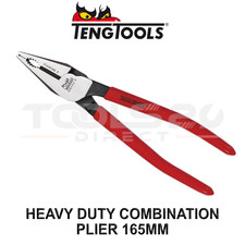 Teng Tools Pinza combinata resistente 165 mm impugnatura ad alta leva MB452-6T