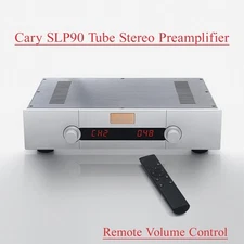 Hi-End Upgraded Remote CARY-SLP90 Auido Preamp ECC82 Tube Stereo Preamplifier