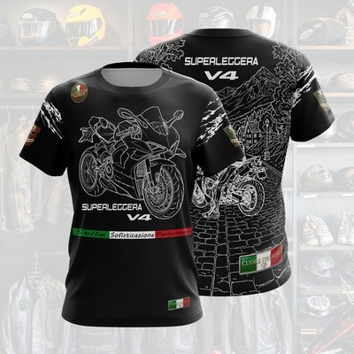 Motorcycle T-shirt / Moto Gift For Ducati Superleggera V4 Biker / Graphic Tee