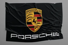 911 Garage Banner Motorsport Turbo S Car Flag 3x5 ft Taycan Cayenne Automotive