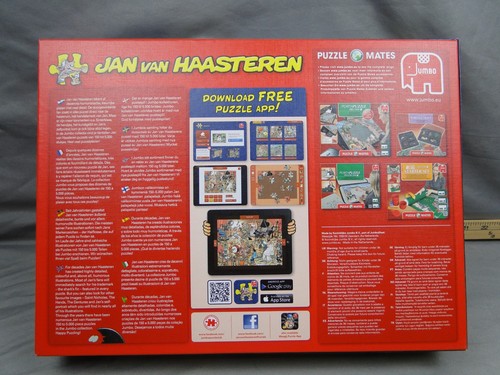 Jan van Haasteren Wild Water Rafting Comic Puzzle 1500 Piece Complete Jumbo - Picture 3 of 4