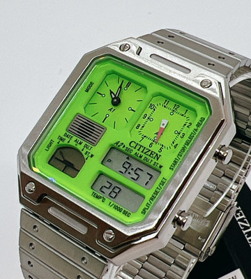 Citizen Ana-Digi Temp Stainless Steel Men Watch JG2120-65W TiCTAC
