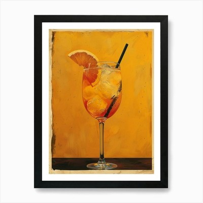 Aperol Spritz Art Print 124 Art Pri Framed Wall Art Poster Canvas Print Picture