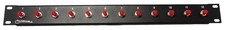 Loaded Adapters 12 Port ST Fiber Optic Distribution Patch Panel 1U 19 Inch