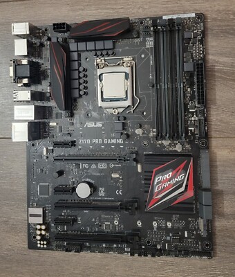 ASUS Z170I Pro gaming motherboard with intel i5 6600k
