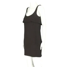 Vintage 1990s Stephen Sprouse Rare! Little Black Dress Flapper Deco size S - 323