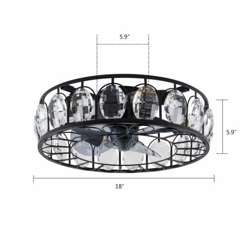 Industrial Semi Flush Mount Farmhouse Ceiling Light Metal Cage Ceiling Light - Picture 2 of 9