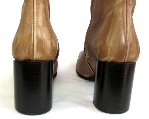 Cm Condizioni Sfumato Marrone Tacchi 7 Stivali Camel Pelle Free Lance 35 Ottime BHwIPP