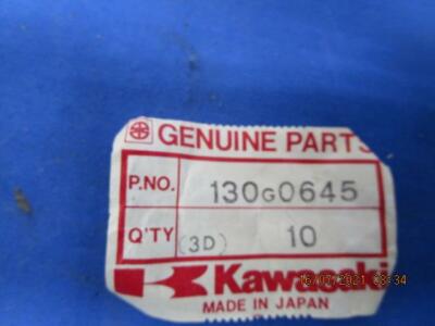 NOS Kawasaki BOLT,FLANGED,6X45 KZ1000 KZ1100 Police ZX600 + More