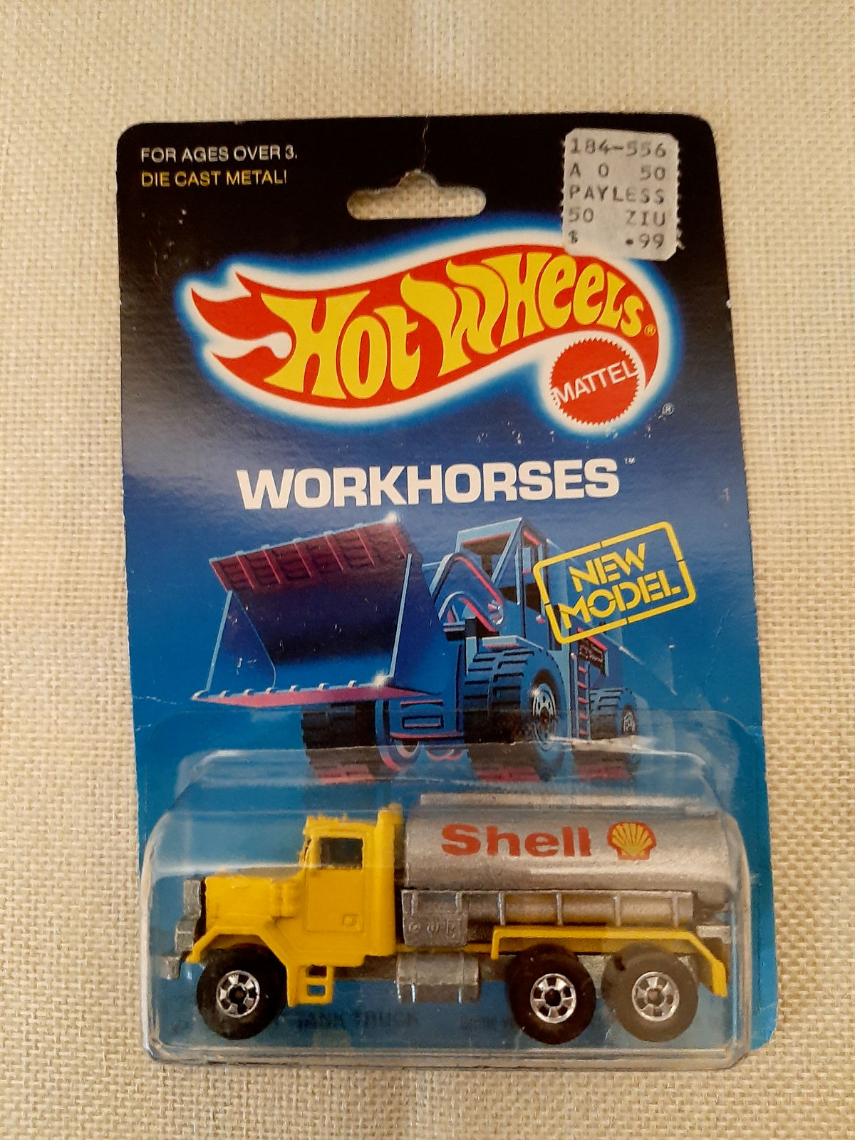 1988 Hot Wheels Workhorses Peterbuilt Shell Tank Truck #2800