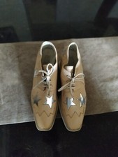 Baskets compensées Stella McCartney beige en simili cuir Elyse Star pointure ...