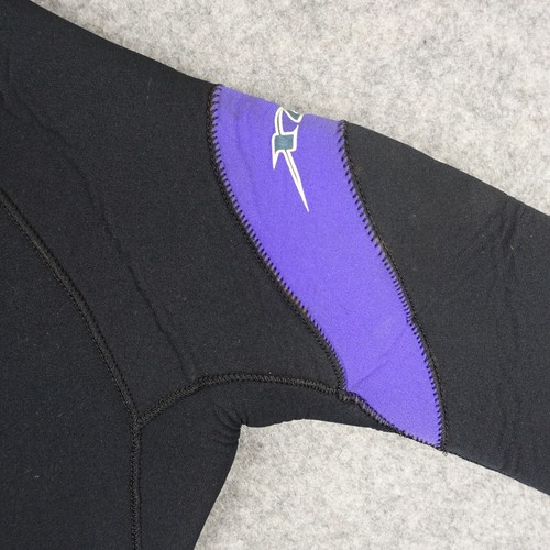 XCEL Wetsuit Womens 6 Black Hawaii Neoprene Laminated Purple Surfer Long Sleeve - Picture 12 of 24