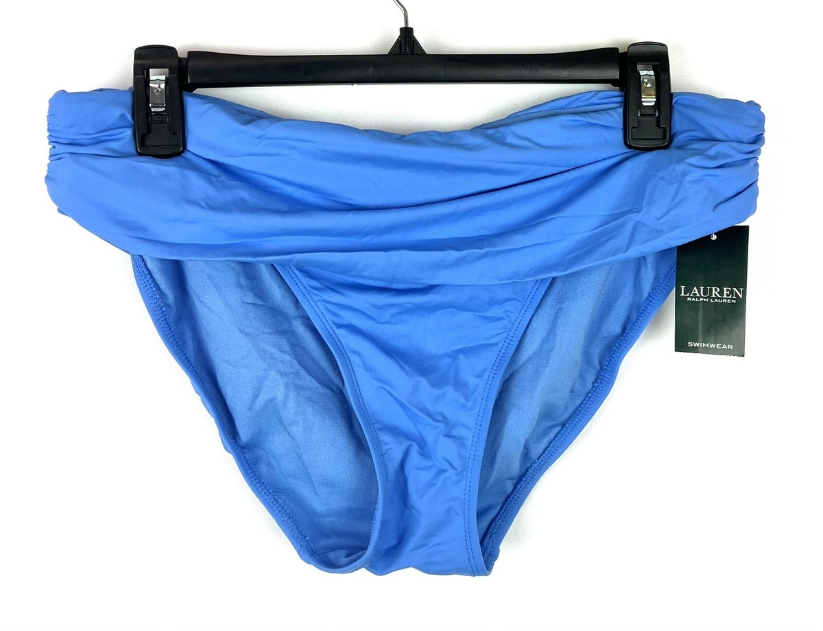 最終値下げ！RALPH LAUREN セパレート水着 ネイビー 水色セット Ralph Lauren Women's Banded Blue Bikini Bottom Size 12 | eBay