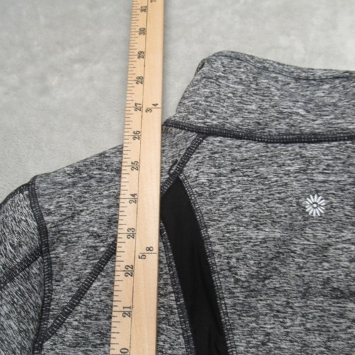 Tangerine Jacket Womens Small Gray Heathered Moisture Wicking Full Zip Running - Picture 10 of 13