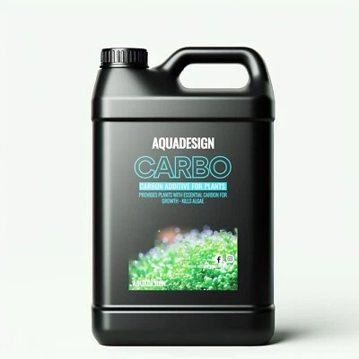 AQUA DESIGN AquaDesign CARBO 5000ML - Liquid Carbon Aquarium Plant Fertiliser Food - CO2
