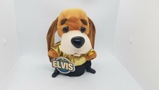 Elvis Presley Platinum Edition Hound Dog Plush Toy Don't Be Cruel Works no moves
