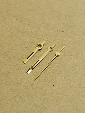 Factory NOS Bulova Accutron 214, 218, 219 Gilt W/ Black Fill Hr/Min & .42mm Sec