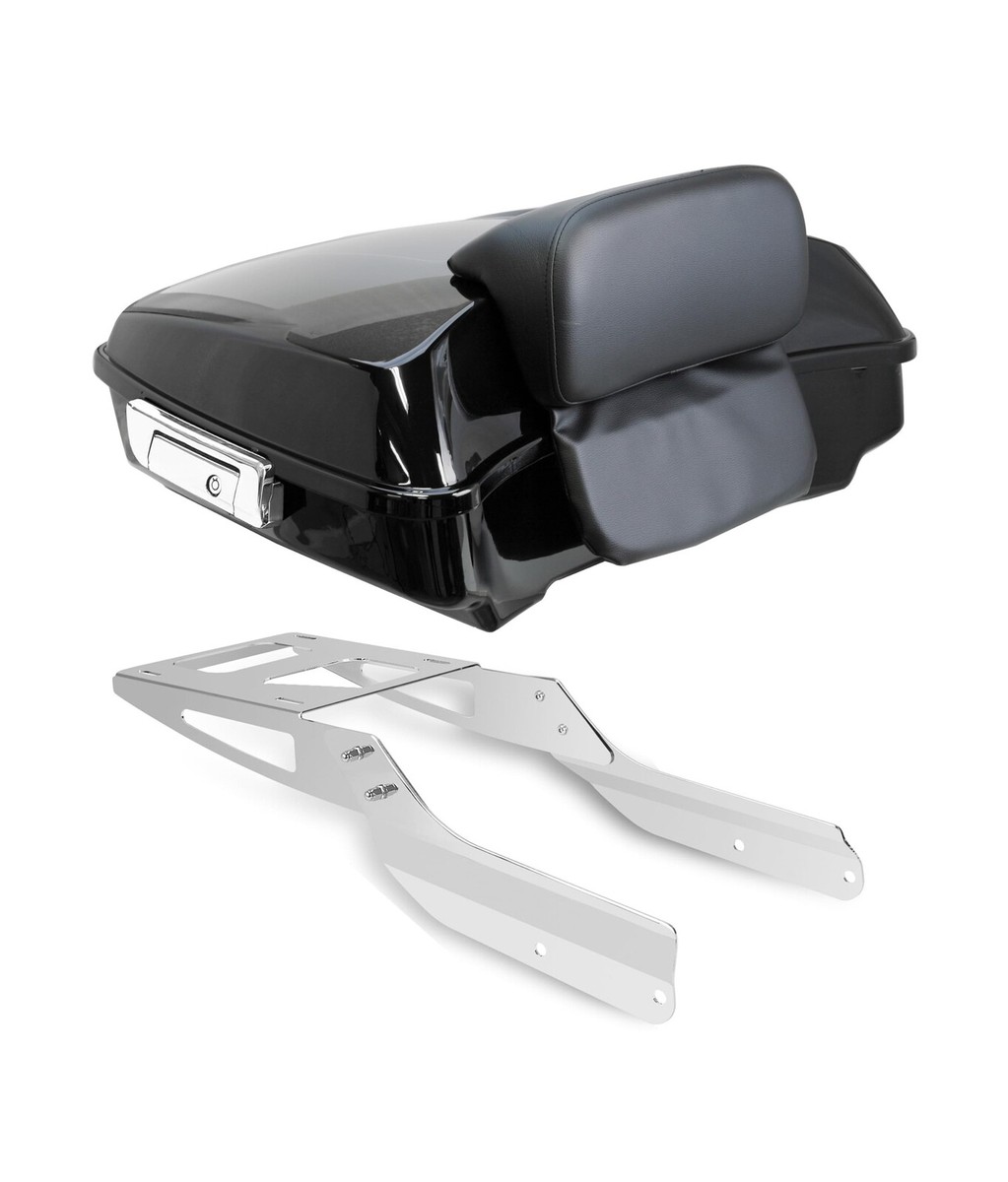 YHMOTO Razor Tour Pack Pak Trunk w/Backrest & Luggage Rack for