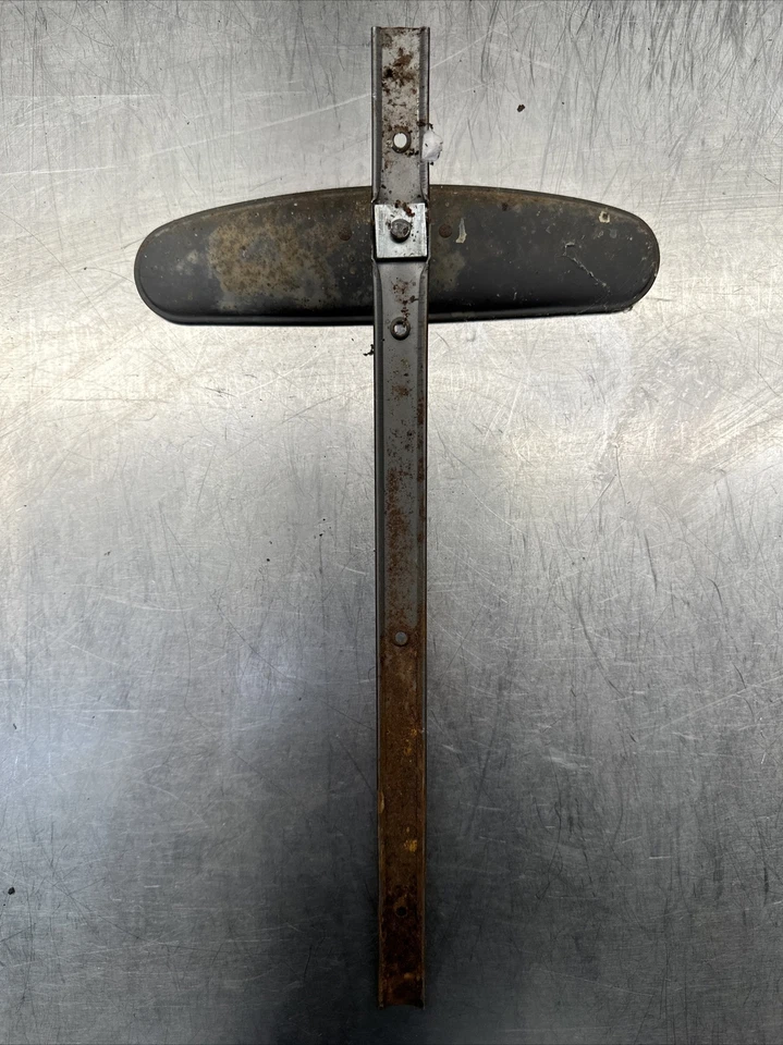 1951-1952 PLYMOUTH CRANBROOK INTERIOR REAR VIEW MIRROR TRIM ORIGINAL VINTAGE Foto 3 de 4