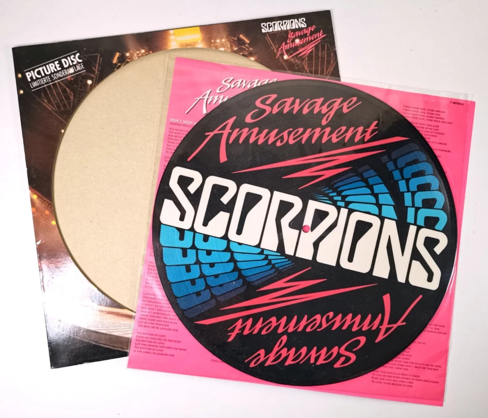 SCORPIONS Savage Amusement LP GER lim. Edition Picture Disc 1988 EMI Harvest - Bild 4 von 4